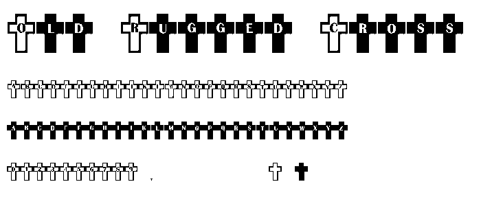 Old Rugged Cross font